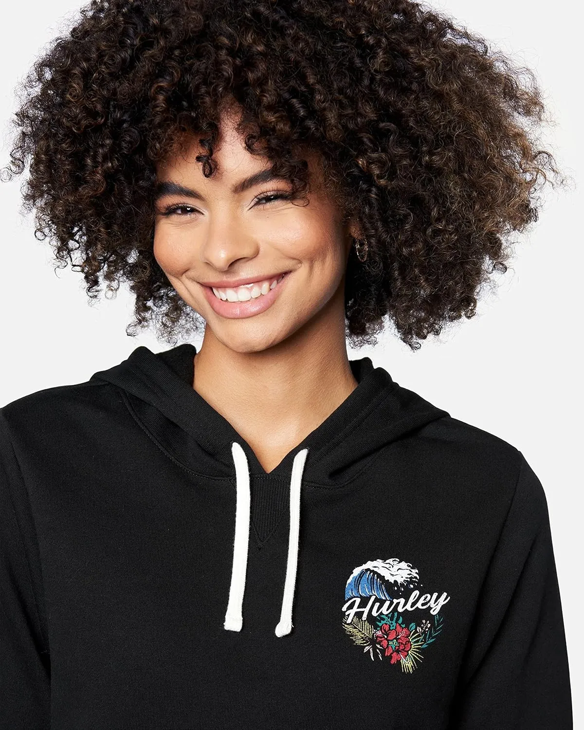 Hurley Womens Cropped Classic Fit Hoodies