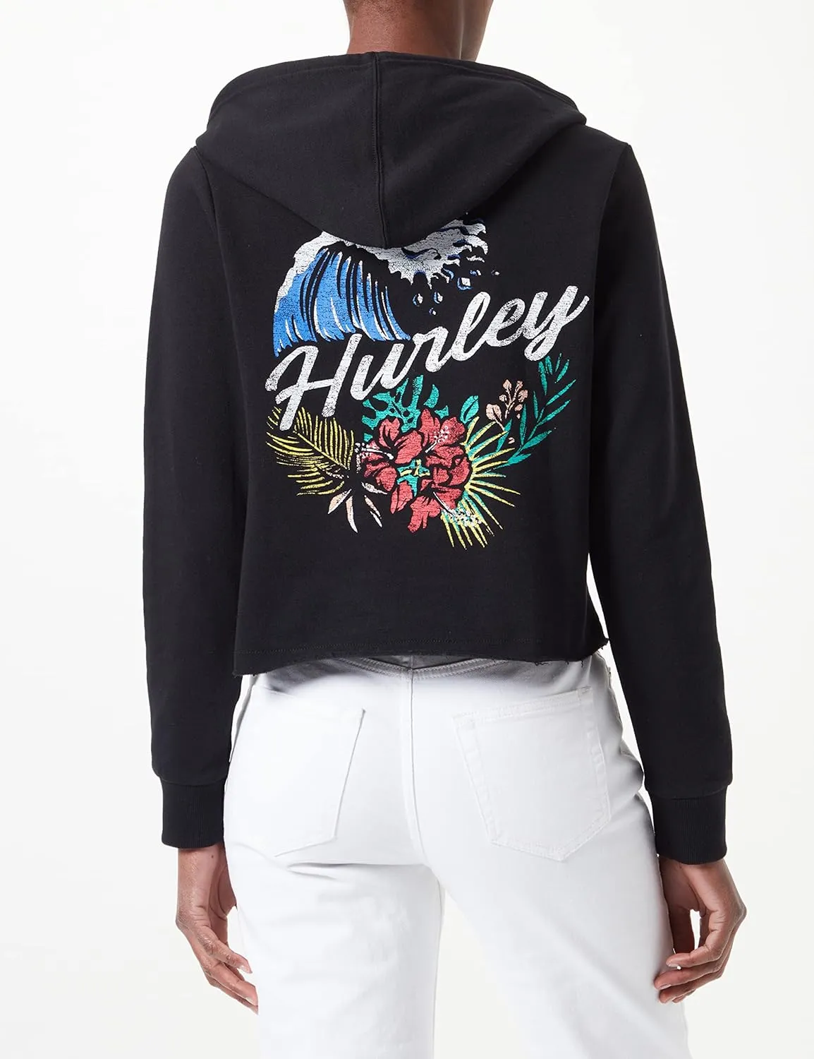 Hurley Womens Cropped Classic Fit Hoodies
