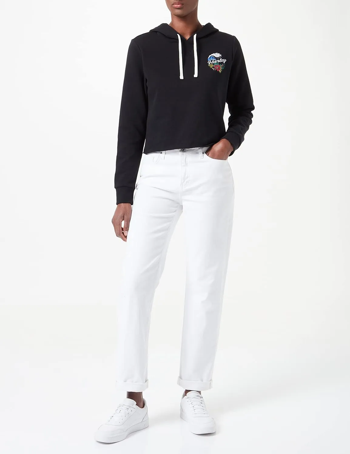 Hurley Womens Cropped Classic Fit Hoodies