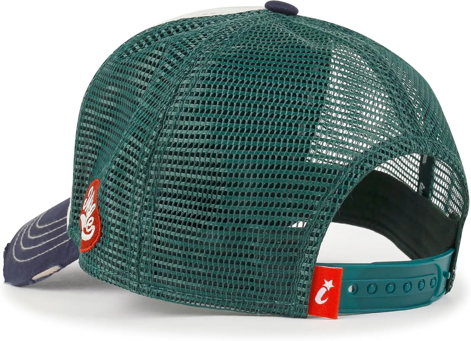 ililily Premium Go with The Flow Embroidery Baseball Cap Vintage Trucker Hat