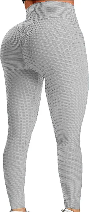 JGS1996 Butt Lifting Leggings for Women Tummy Control Workout Yoga Pants High Waisted Scrunch Booty Gym Tights