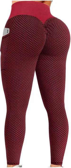 JGS1996 Butt Lifting Leggings for Women Tummy Control Workout Yoga Pants High Waisted Scrunch Booty Gym Tights