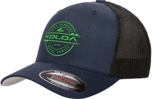 Koloa Surf Co. Premium Embroidered Thruster Logo Flexfit 6511 Truckers Caps