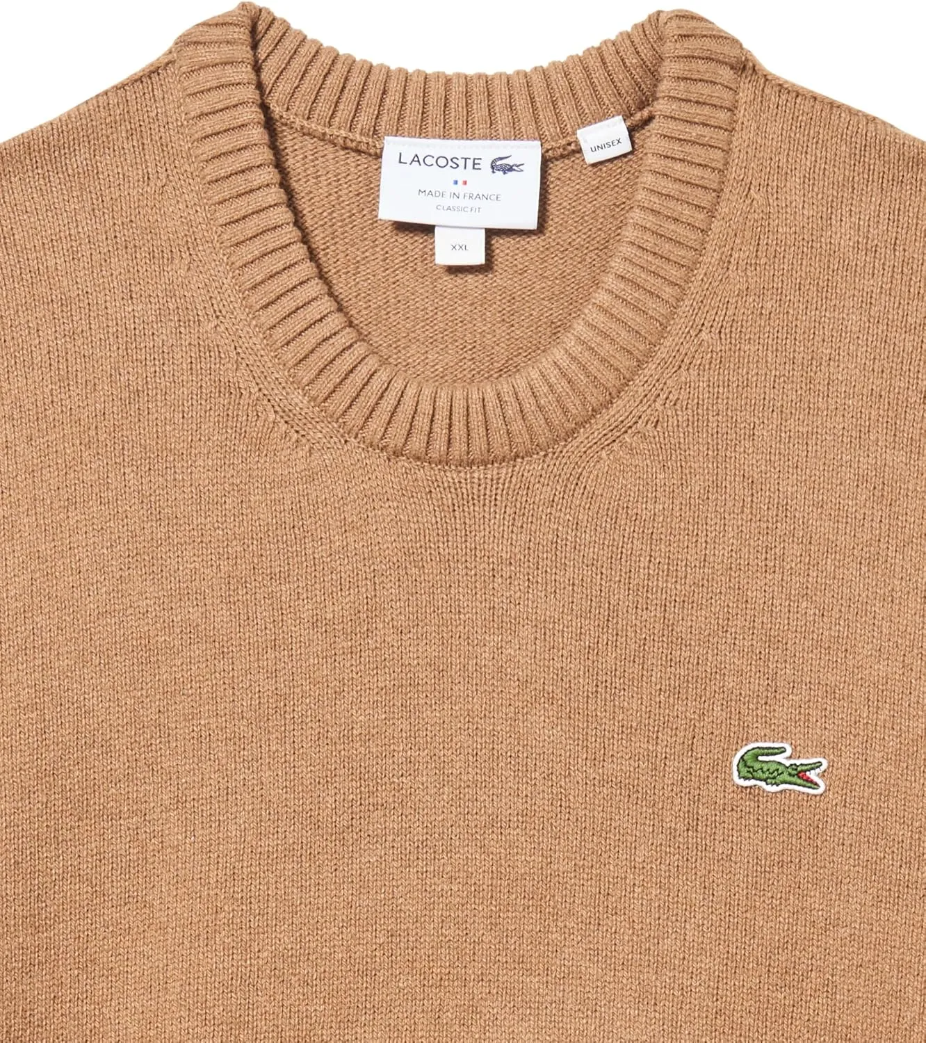 Lacoste Men's Classic Fit Long Sleeve Cashmere Crew Neck Sweater