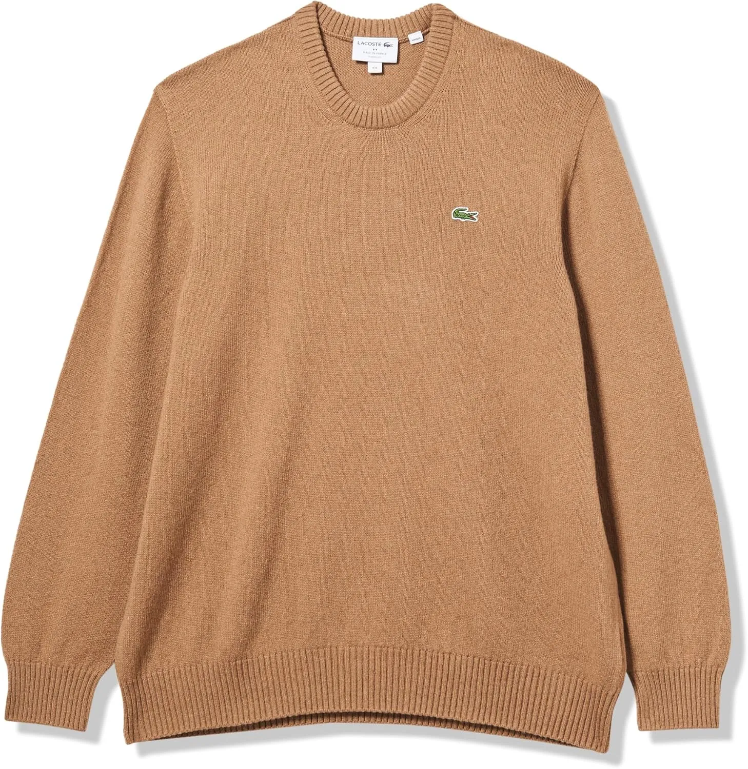 Lacoste Men's Classic Fit Long Sleeve Cashmere Crew Neck Sweater