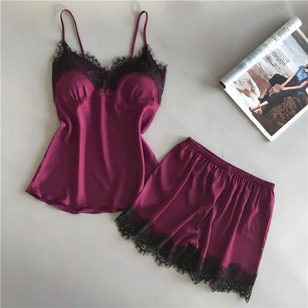 Lingerie for Women Plus Size Mesh Sheer Chemise Lingerie Set Teddy Two Piece Two Piece Lingerie 2