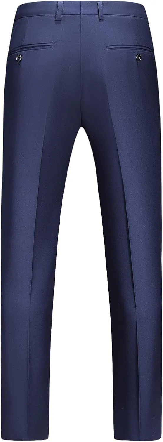 Men's 3 Piece Suit Slim Fit One Button Solid Tuxedo Jacket Suits for Men Slim Fit for Wedding Prom Blazer Vest Pants