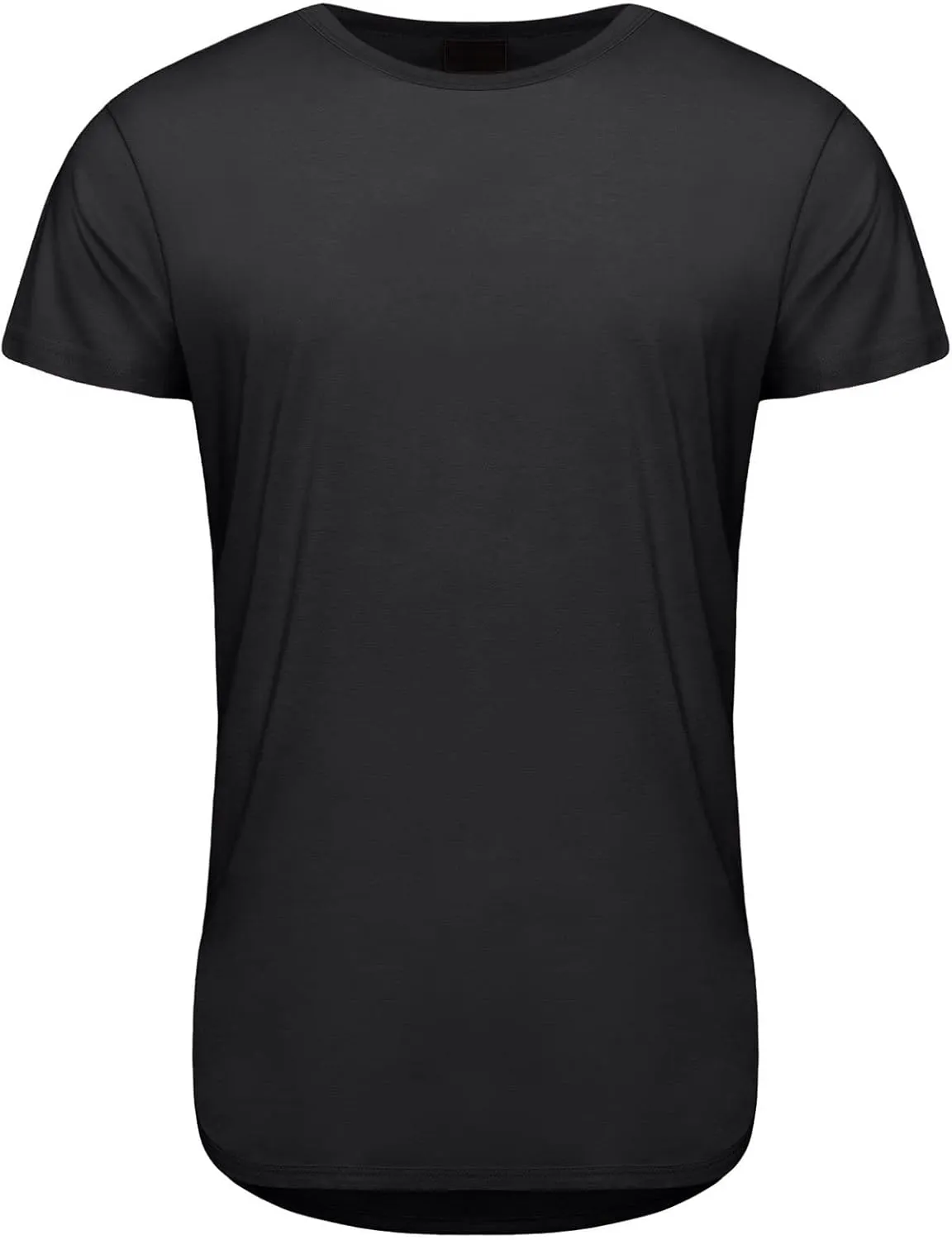 Men's Hipster Longline Curved Hem Tees