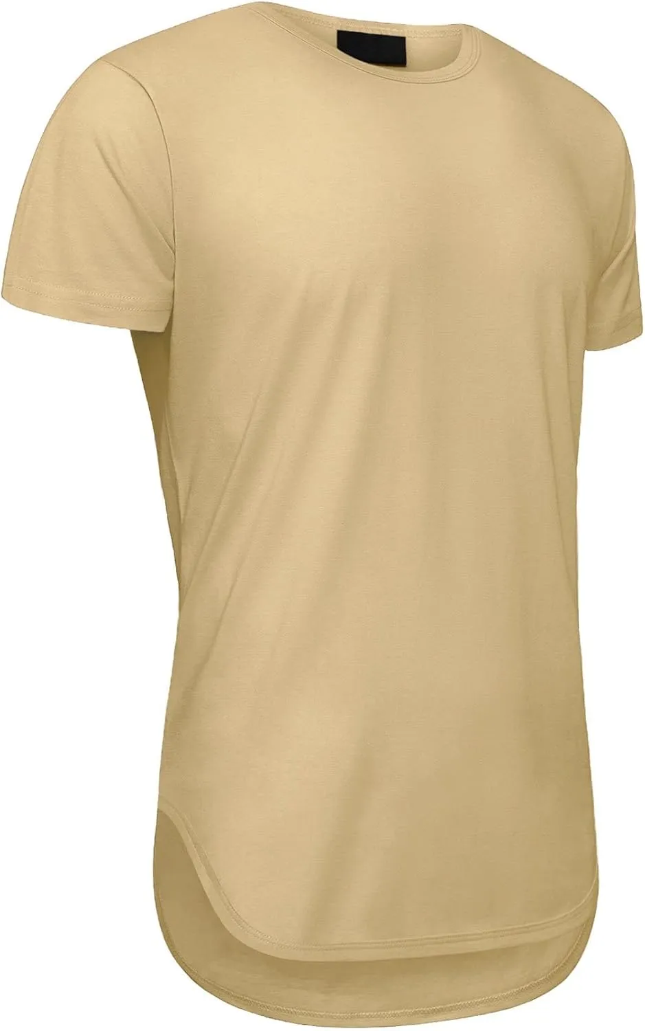 Men's Hipster Longline Curved Hem Tees