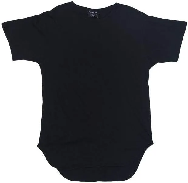 Men's Hipster Longline Curved Hem Tees