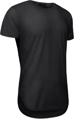 Men's Hipster Longline Curved Hem Tees