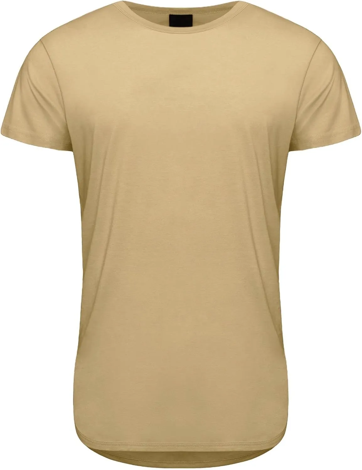 Men's Hipster Longline Curved Hem Tees