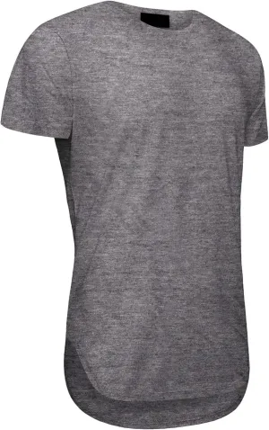 Men's Hipster Longline Curved Hem Tees