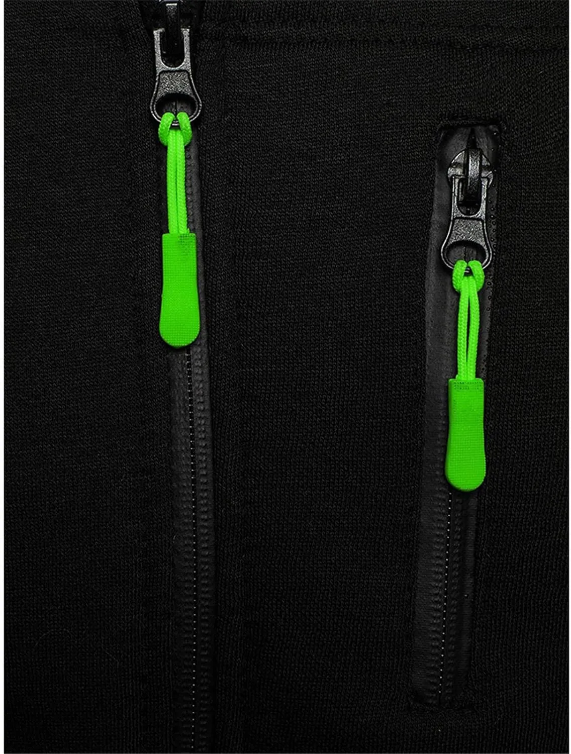 Mens Hooded Sweatshirt with Zipper Fleece Lined Sports Jacket Lightweight Slim Fit Hoodie Casual Long Sleeve Coat