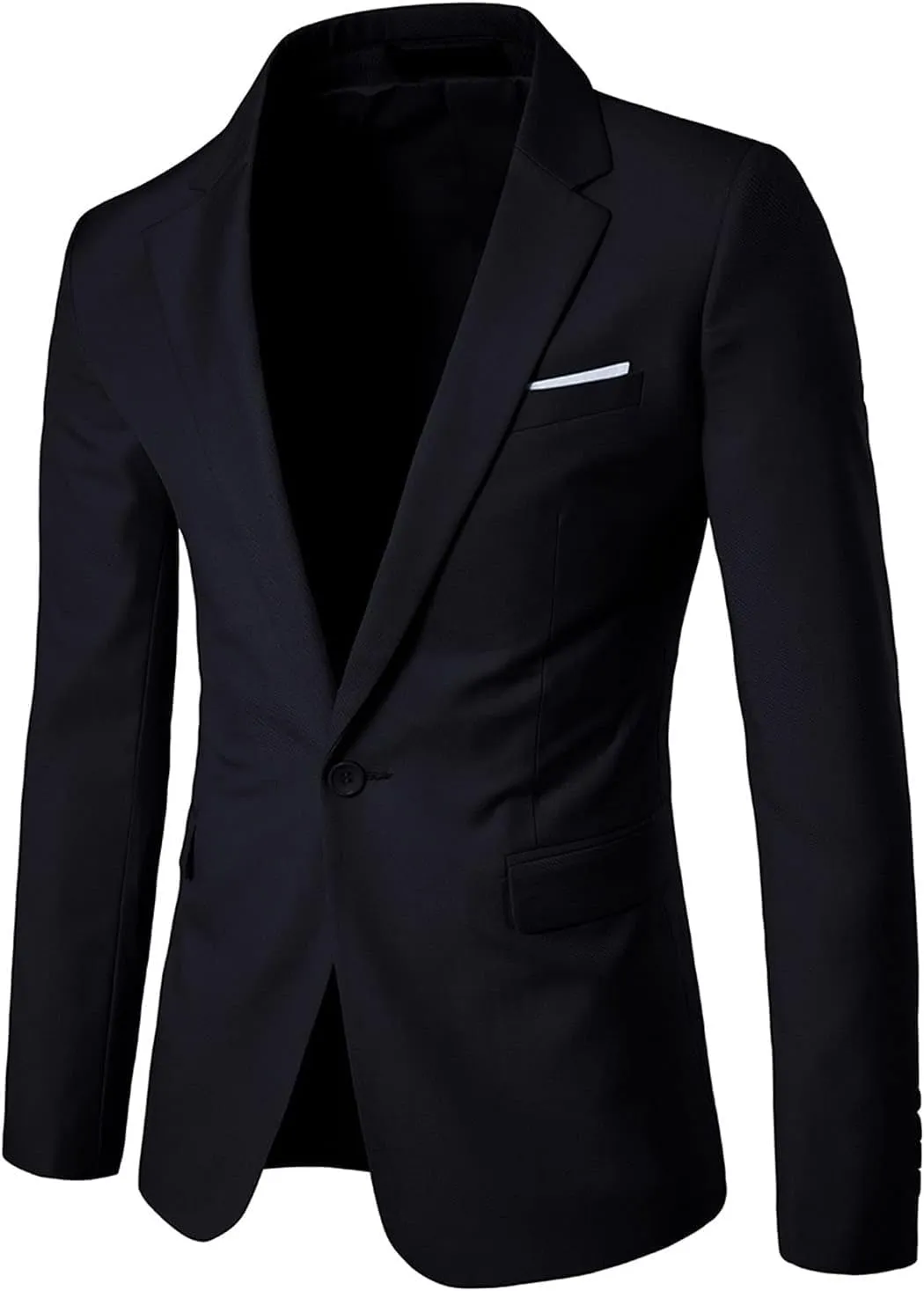 Men's Slim Fit Suit Jacket Business Casual Blazer Jackets Lightweight Sport Coats for Wedding Prom Party