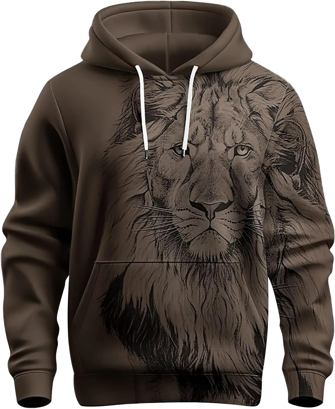 Mens Sweatshirts Winter Vintage Long Sleeve Hoodie Half Zipper Hooded Sweatshirt Top Workwear Multi Pocket Outdoor