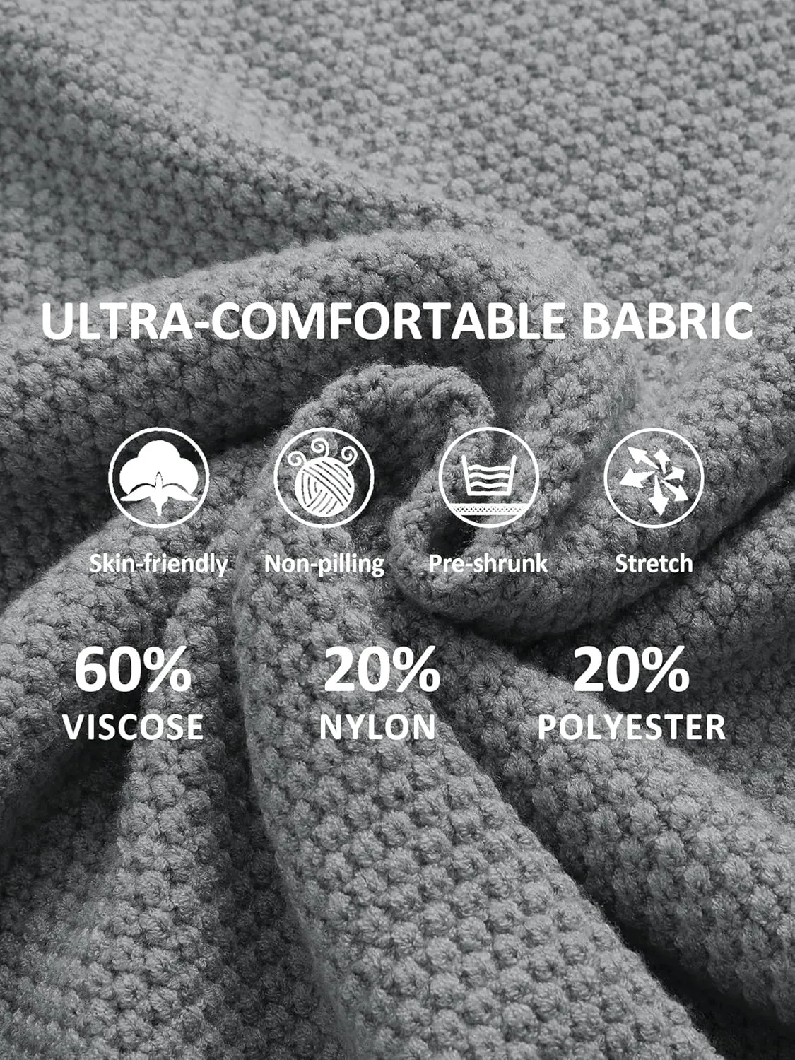 Men's Turtneck Pullover Sweaters Cable Knit Casual Pullover Sweater