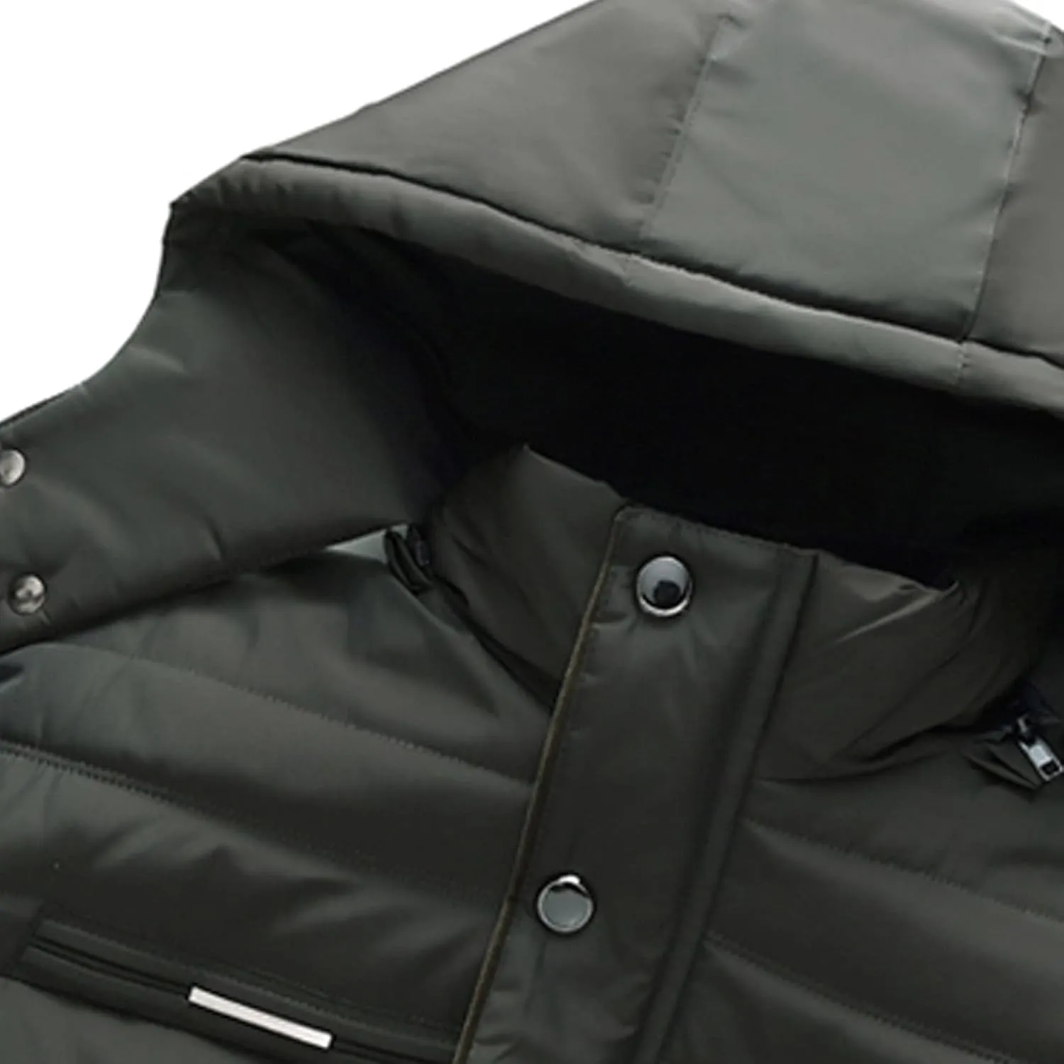 Men's Winter Puffer Jacket Hooded Quilted Thicken Down Coat Warm Insulated Parka Outwear Padded Packable Puffer Coats
