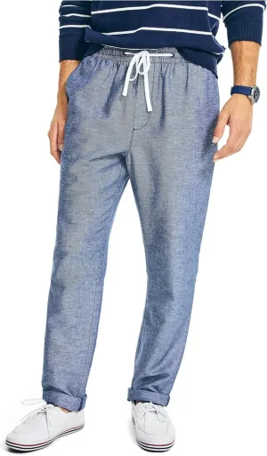 Nautica Men's Classic Fit Drawstring Linen Pant