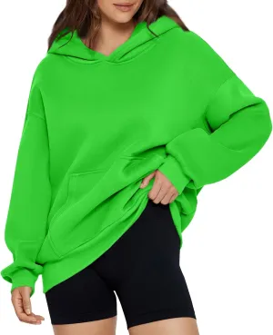 NBXNZWF Women's Oversized Hoodies 2025 Fall Y2K Clothes Long Sleeve Casual Loose Pullover Hooded Sweatshirts with Pocket
