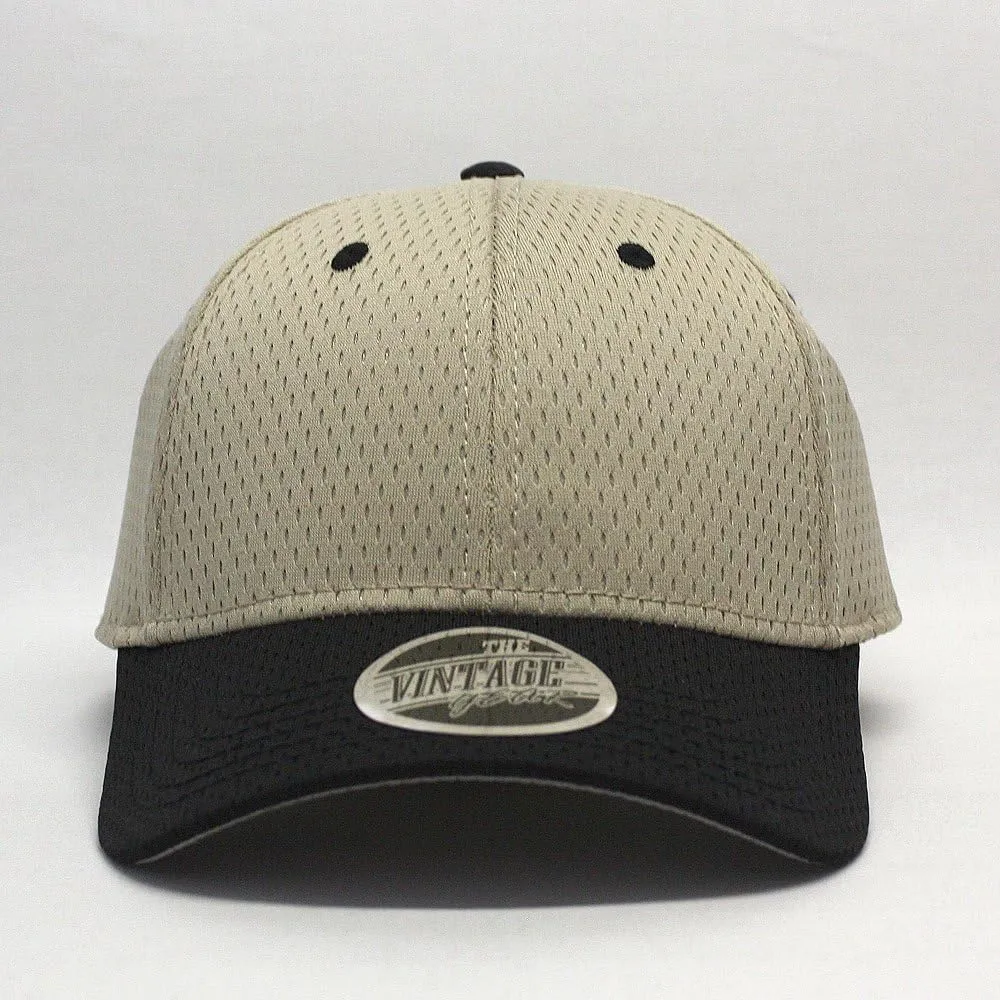 Plain Pro Cool Mesh Low Profile Structured Adjustable Baseball Cap