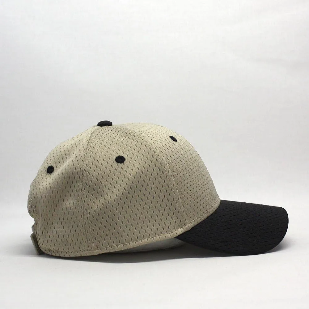 Plain Pro Cool Mesh Low Profile Structured Adjustable Baseball Cap