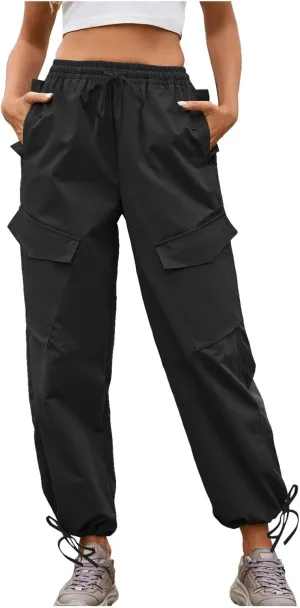 PTOLOCIF N Street Slacks with Loose Straps and Loose Drawstrings
