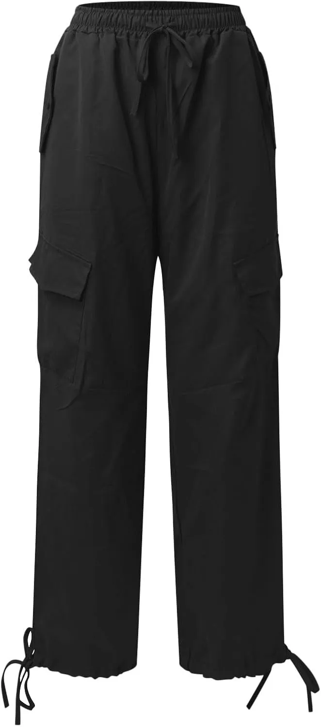 PTOLOCIF N Street Slacks with Loose Straps and Loose Drawstrings