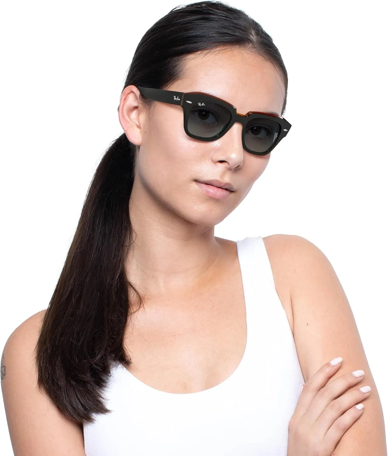 Ray-Ban RB2186 State Street Square Sunglasses