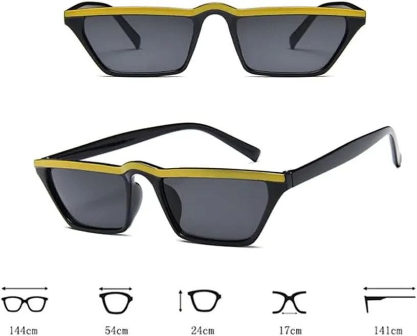 Retro Small Sunglasses Women Cat Eye Sun Glasses Men Vintage Street Eyewear Shades