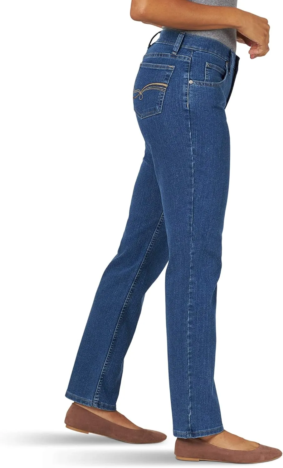 Riders by Lee Indigo Women's Classic-Fit Straight-Leg Jean