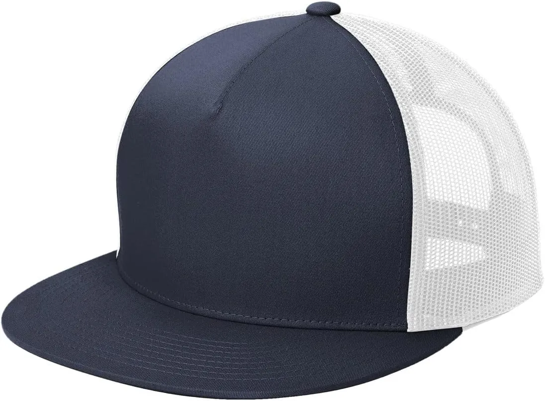 SPORT-TEK YP Classics 5-Panel Classic Trucker Mesh Back Cap