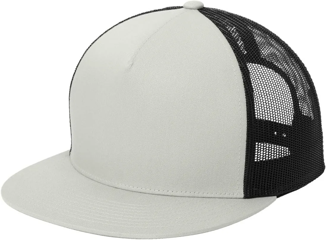 SPORT-TEK YP Classics 5-Panel Classic Trucker Mesh Back Cap