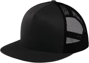 SPORT-TEK YP Classics 5-Panel Classic Trucker Mesh Back Cap
