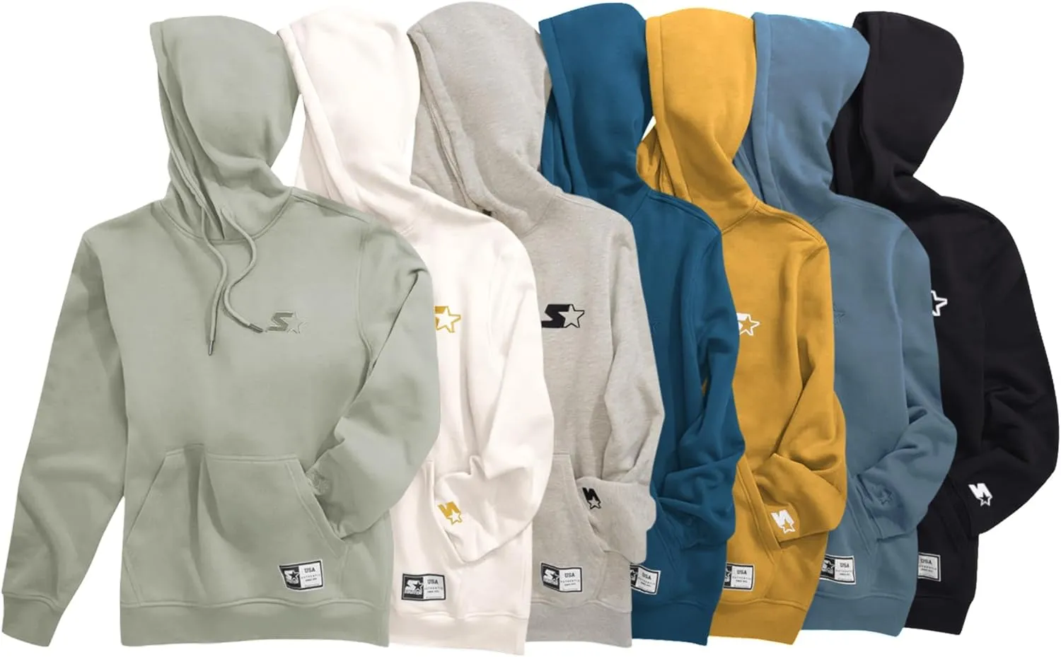 Starter Men's Classic Fit Fleece Embroidered Hoodie