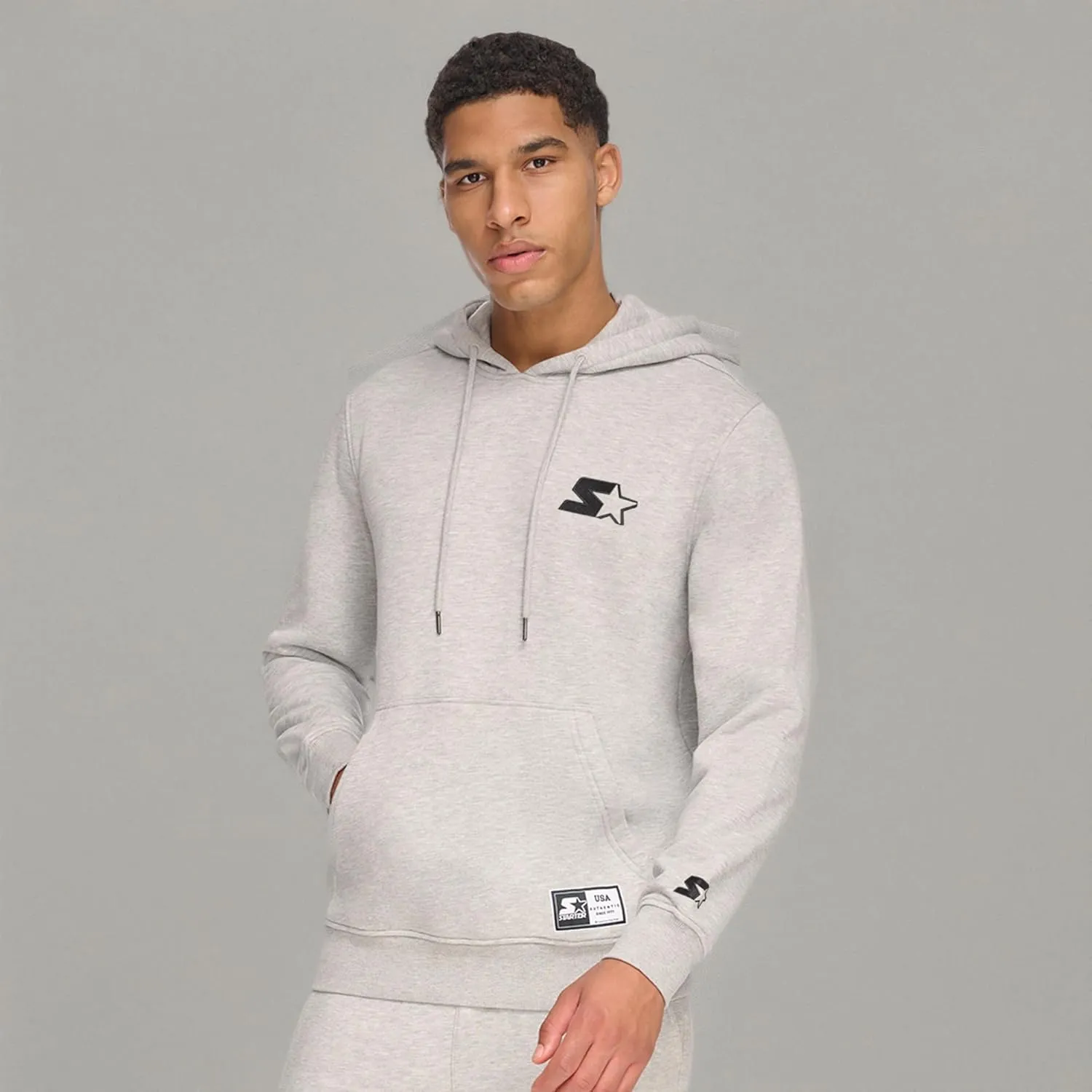 Starter Men's Classic Fit Fleece Embroidered Hoodie