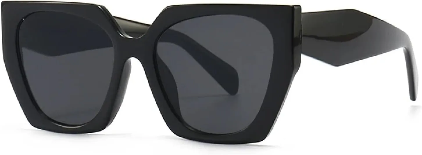Street Photography Modern Charm Sunglasses Style Polygonal Catwalk Sunglasses
