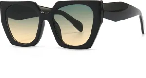 Street Photography Modern Charm Sunglasses Style Polygonal Catwalk Sunglasses