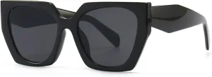 Street Photography Modern Charm Sunglasses Style Polygonal Catwalk Sunglasses