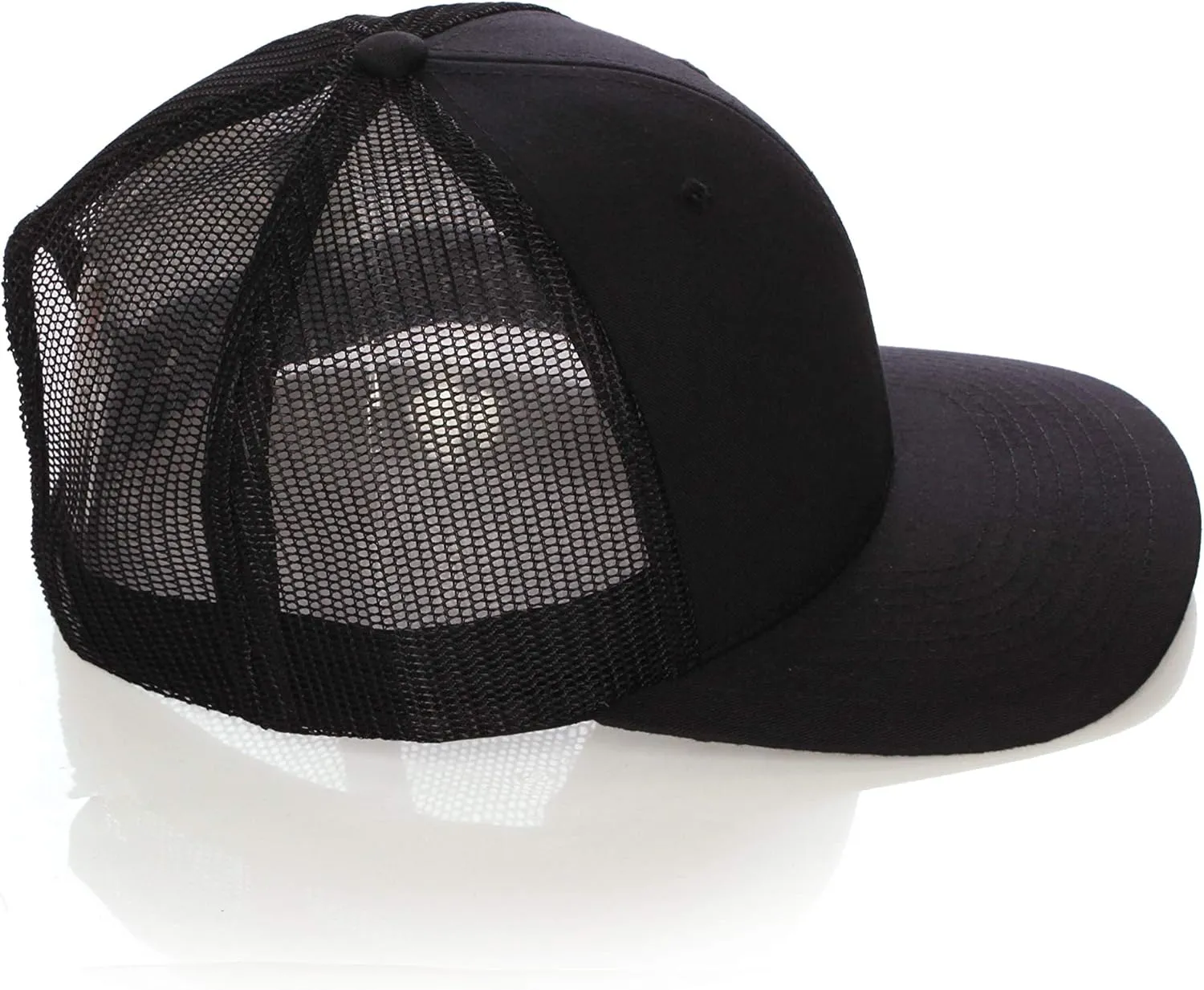 Structured Trucker Mesh Hat Custom Colors Letter H Initial Baseball Mid Profile