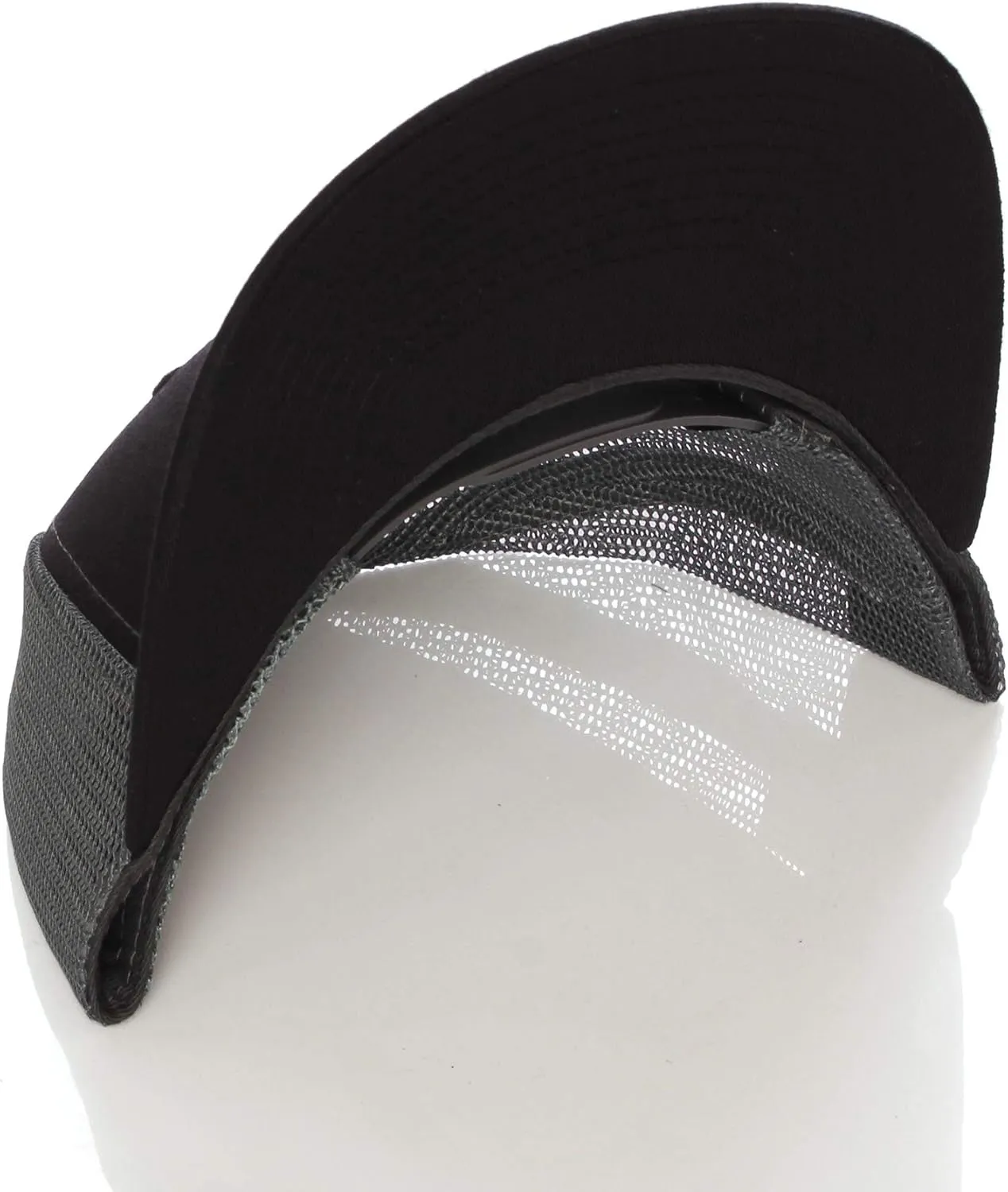 Structured Trucker Mesh Hat Custom Colors Letter J Initial Baseball Mid Profile