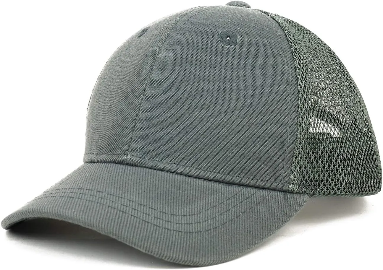 Trendy Apparel Shop Infant Size Structured Adjustable Trucker Mesh Baseball Cap