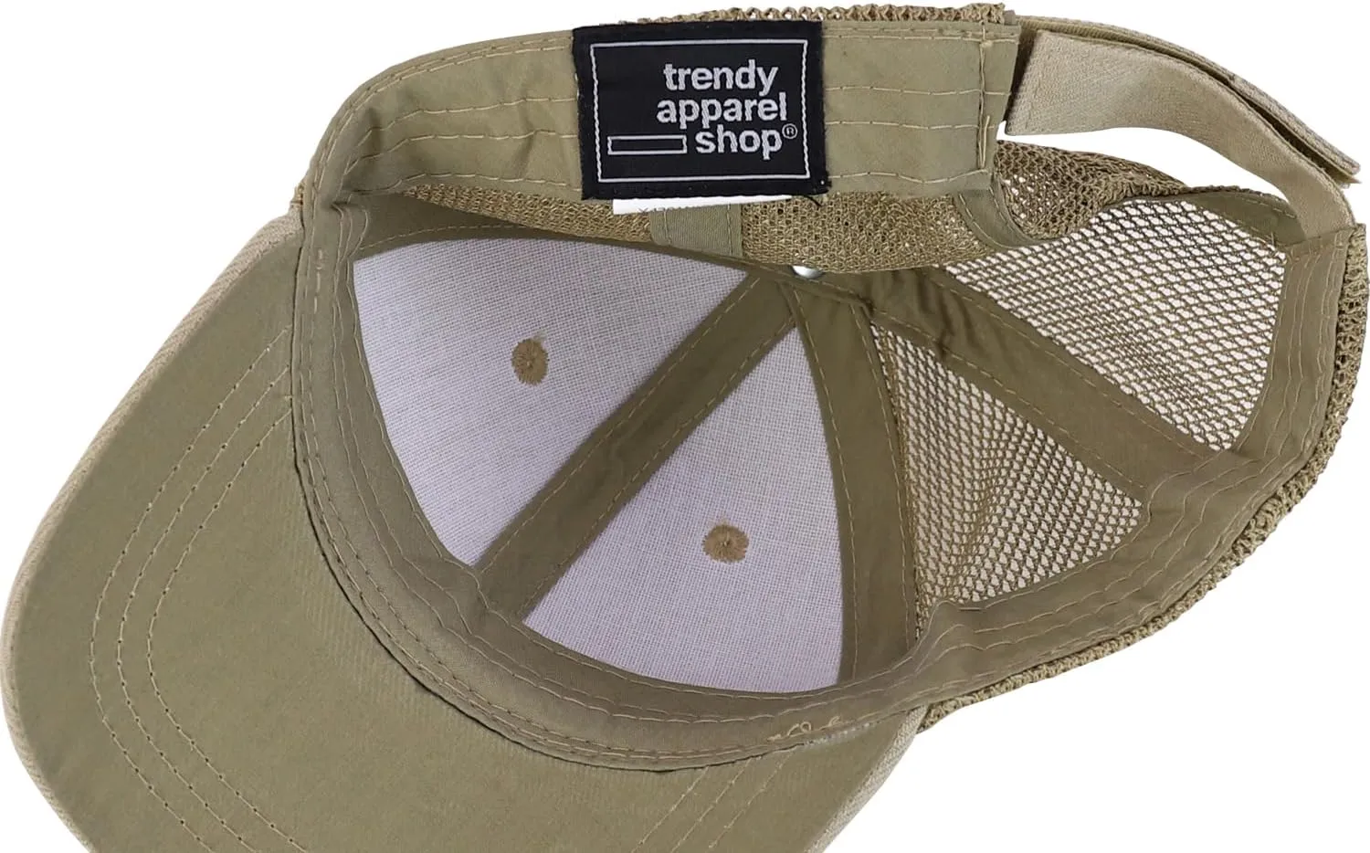 Trendy Apparel Shop Infant Size Structured Adjustable Trucker Mesh Baseball Cap