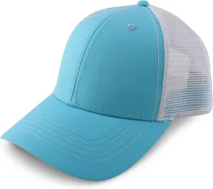 Trendy Apparel Shop Women's Structured 6 Panel Mesh Back Ponytail Baseball Cap