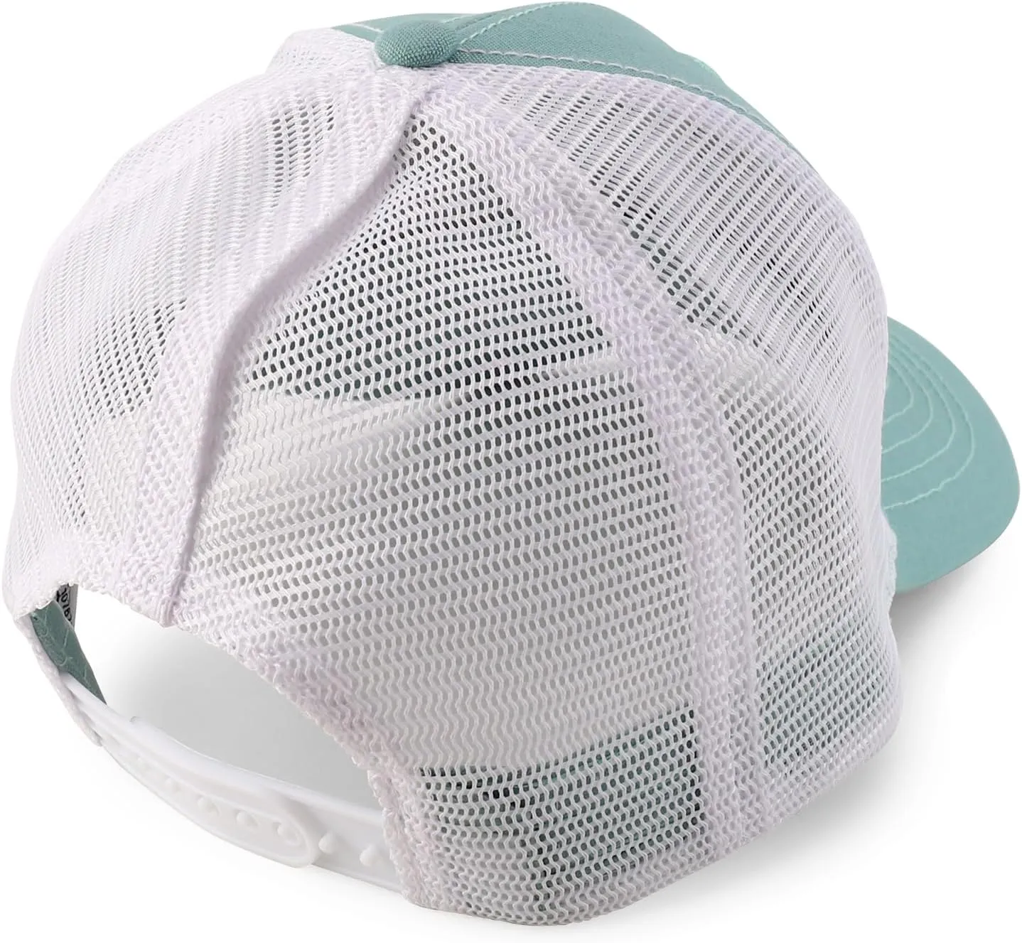 Trendy Apparel Shop Women's Structured 6 Panel Mesh Back Ponytail Baseball Cap