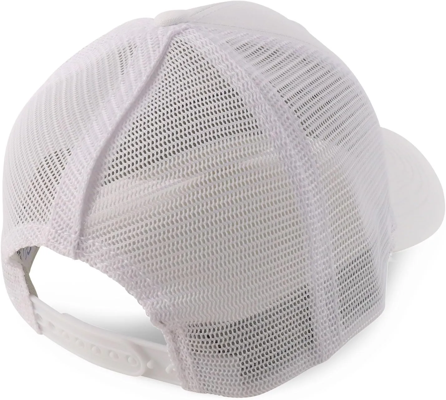 Trendy Apparel Shop Women's Structured 6 Panel Mesh Back Ponytail Baseball Cap