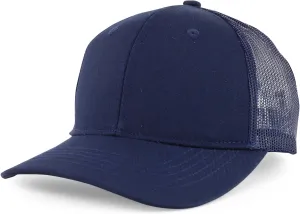 Trendy Apparel Shop Youth Size Contrasting Stitch Structured Mesh Back Baseball Cap
