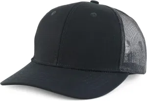 Trendy Apparel Shop Youth Size Contrasting Stitch Structured Mesh Back Baseball Cap