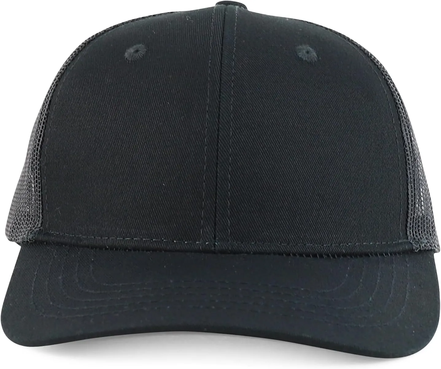 Trendy Apparel Shop Youth Size Contrasting Stitch Structured Mesh Back Baseball Cap
