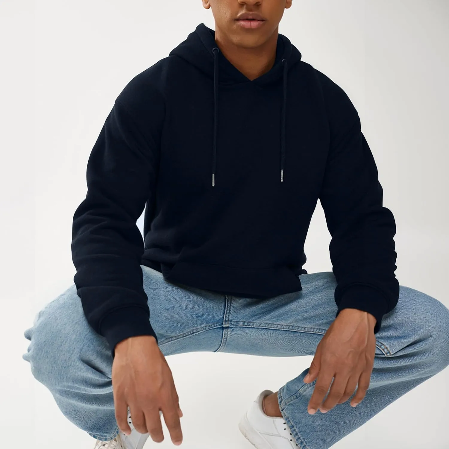Unisex Adult Fleece Hoodies, Breathable, Pullover Hooded Sweatshirt